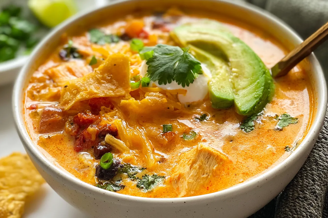 Creamy Chicken Tortilla Soup That Will Warm Your Soul 4 Creamy Chicken Tortilla Soup