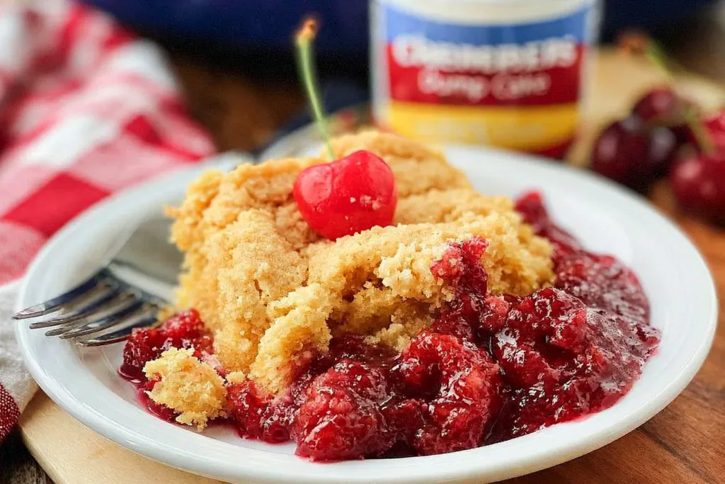 Crock Pot Cherry Dump Cake - Delicious and Easy Dessert Idea