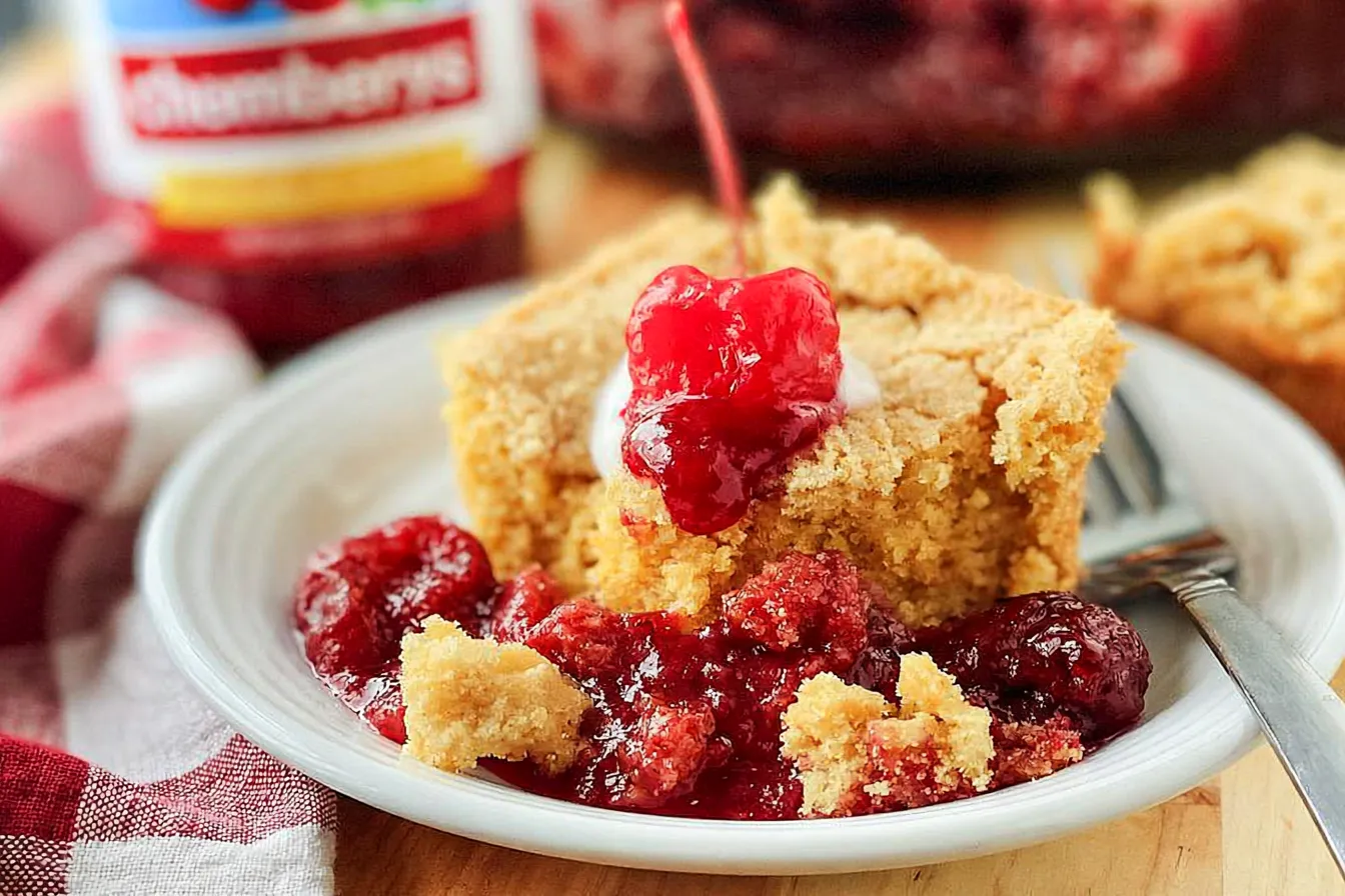Crock Pot Dump Cake | Cherry Dump Cake Recipe