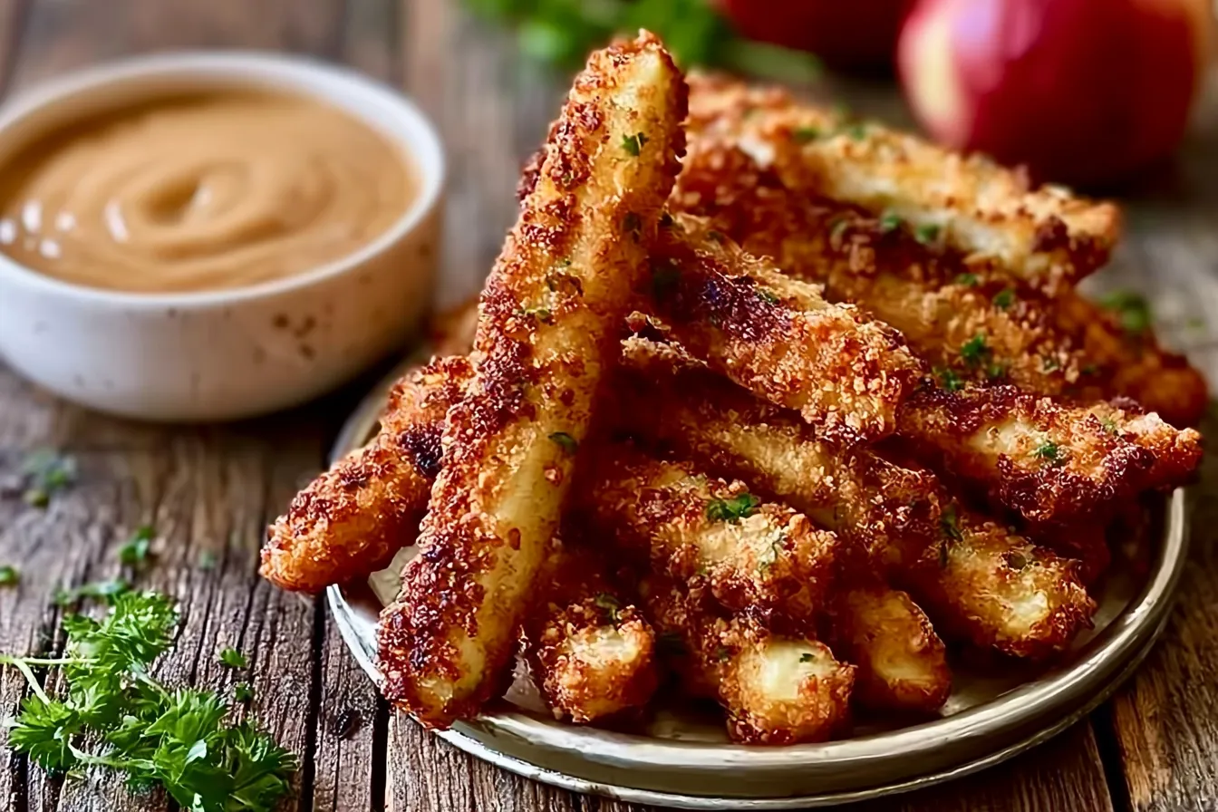 Crunchy Air Fryer Apple Fries: Delightful Snack Crisp Perfection 4 Crunchy Air Fryer Apple Fries Delightful Snack Easy Crisp Perfection