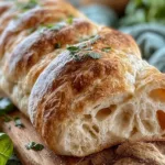 Crusty Italian Bread Freshly Baked