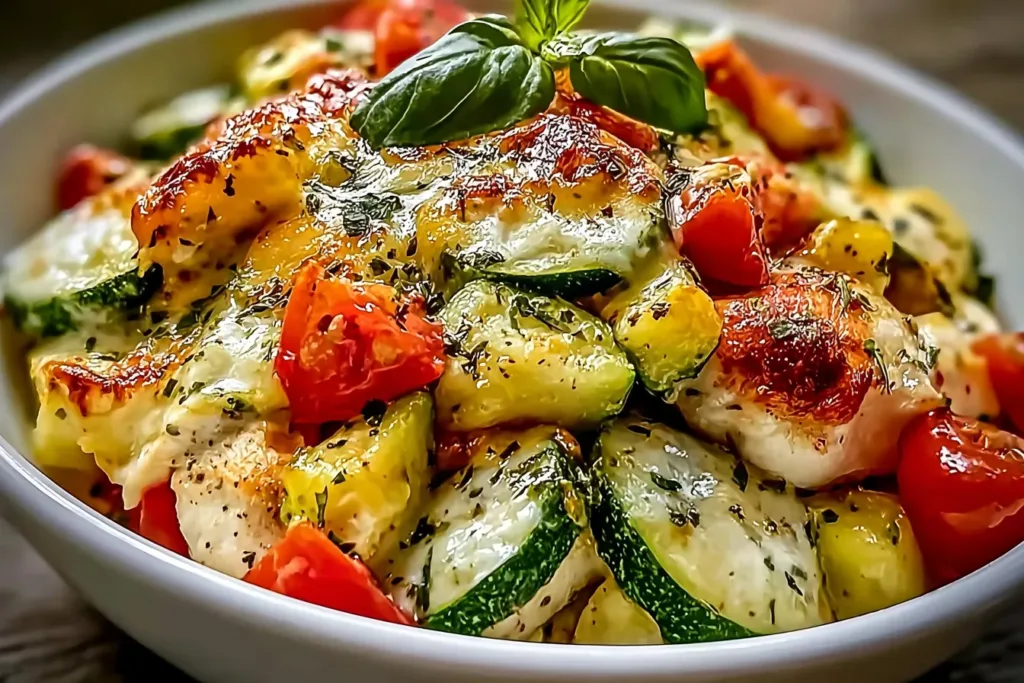 Delicious Chicken Zucchini Bake