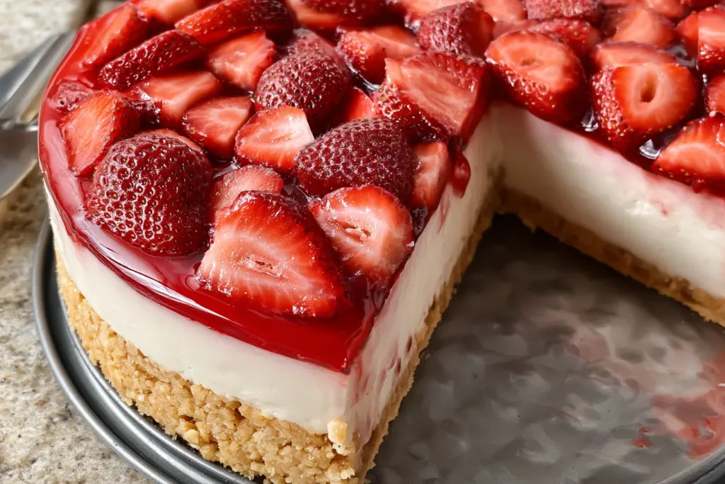 Diabetic No-Bake Sugar Free Strawberry Cheesecake - Delicious Treat