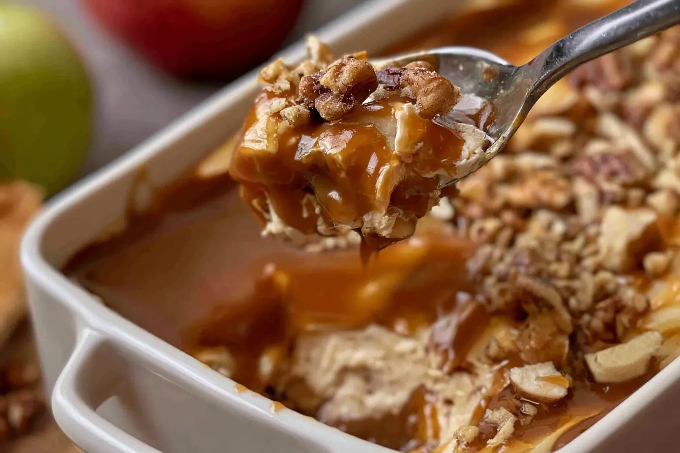 Easy caramel apple cheesecake dip recipe: A Sweet Treat Awaits! 4 Easy caramel apple cheesecake dip recipe