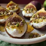 Easy Figs with Ricotta, Pistachios, and Honey Plated