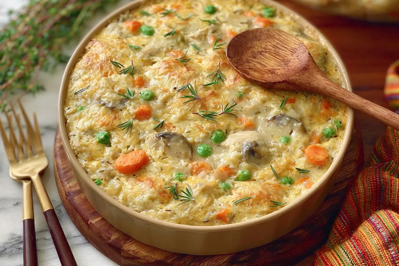Easy High Protein Crustless Chicken Pot Pie Recipe Delight 4 Easy High Protein Crustless Chicken Pot Pie