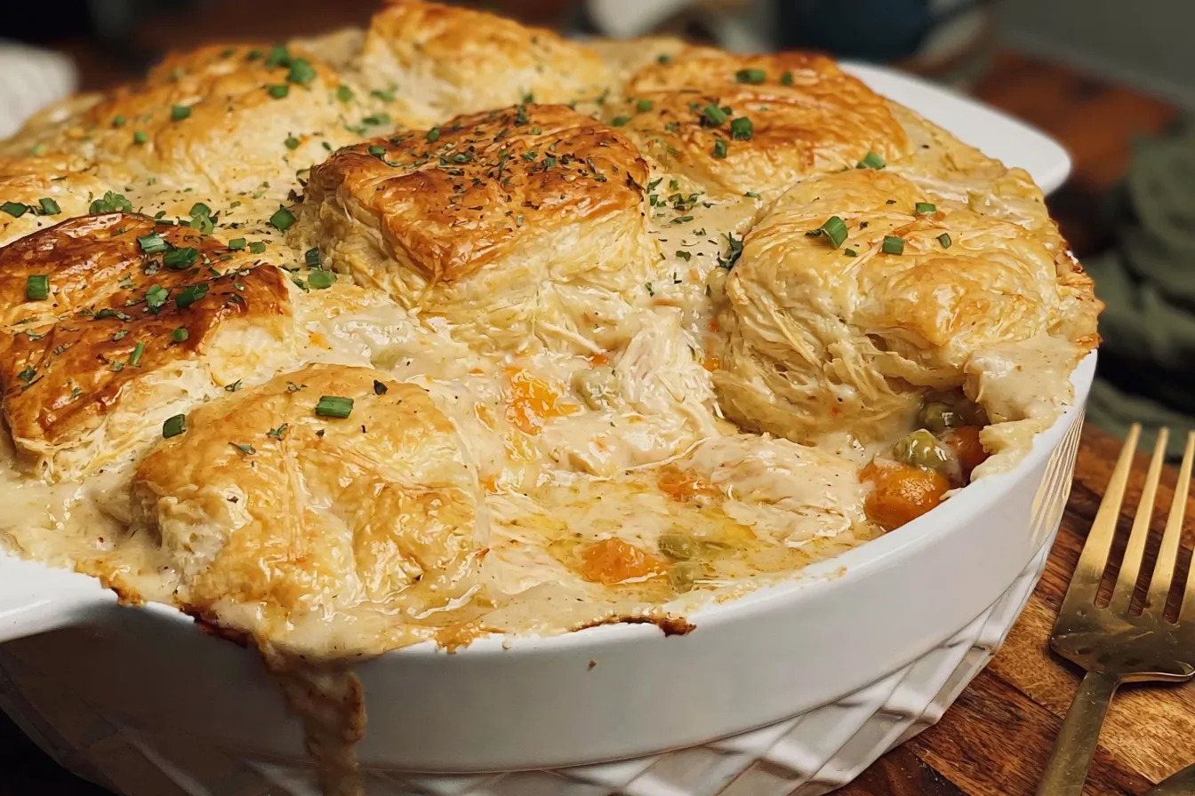Easy Homemade Chicken Pot Pie Casserole Recipe