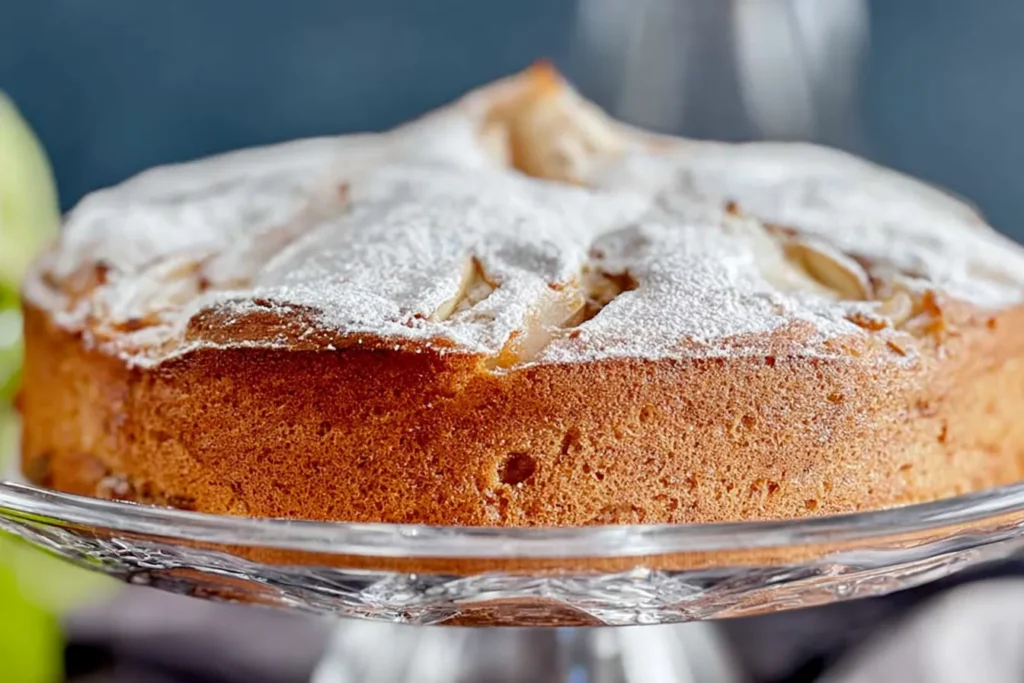 Easy Italian Pear Cake Freshly Baked