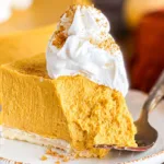 Delicious Easy No Bake Pumpkin Cheesecake Slices