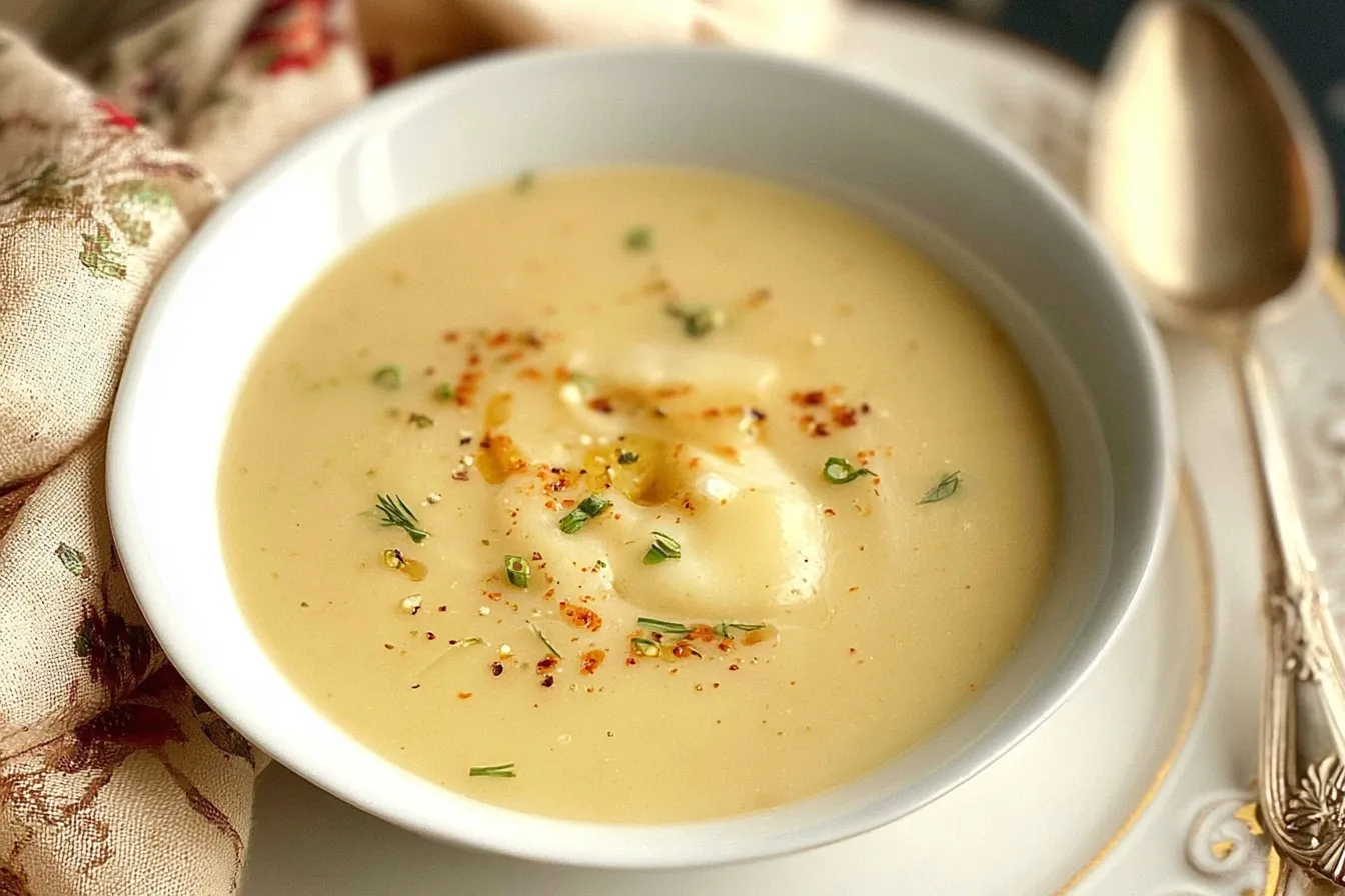 Easy Pear Potato Soup 