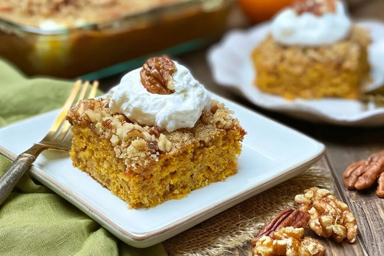 Easy Pumpkin Dump Cake – The Best Fall Flavors You’ll Love 4 Easy Pumpkin Dump Cake – The Best Fall Flavors