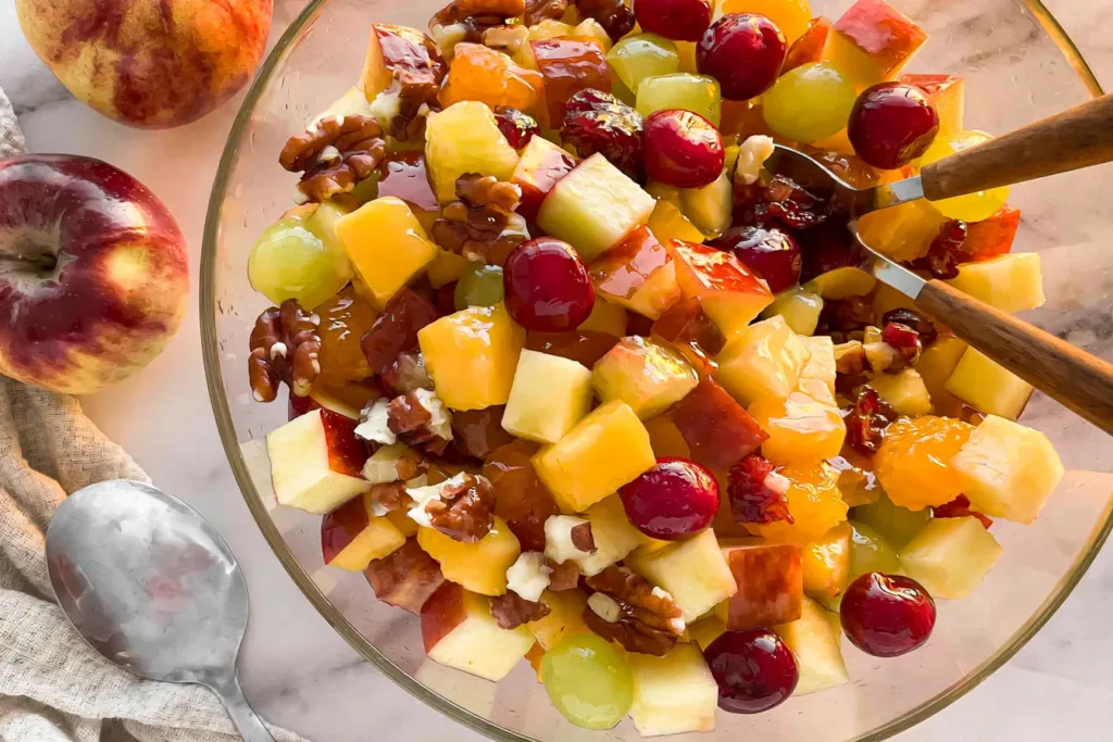 Vibrant Fall Fruit Salad with Seasonal Ingredients