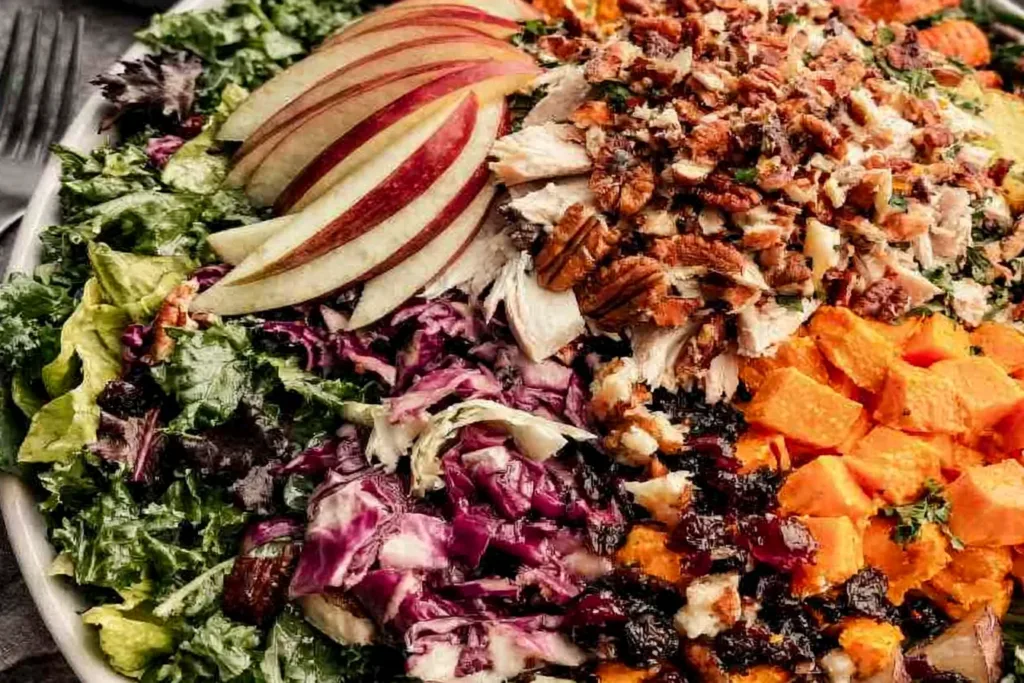 Vibrant Fall Harvest Salad Ready to Serve