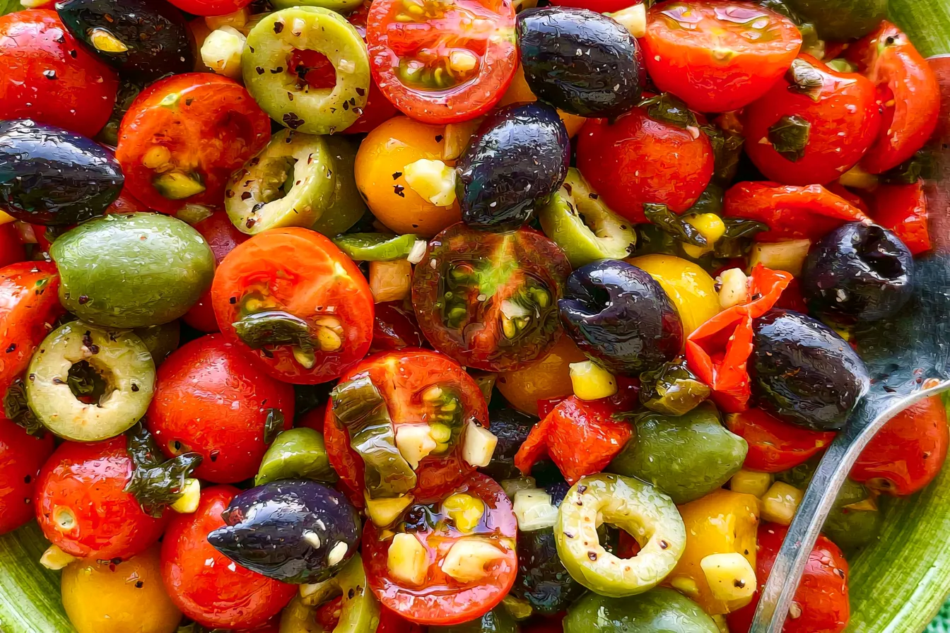 Fresh Cherry Tomato Salad with Olives: A Delightful Summer Treat 4 Fresh Cherry Tomato Salad with Olives