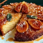 Fresh Fig Upside-Down Cake with Brown Butter Topping