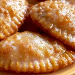 Delicious Fried Apple Pies on a Plate