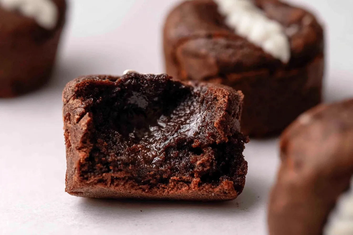 Fun Mini Fudgy Football brownie bites 