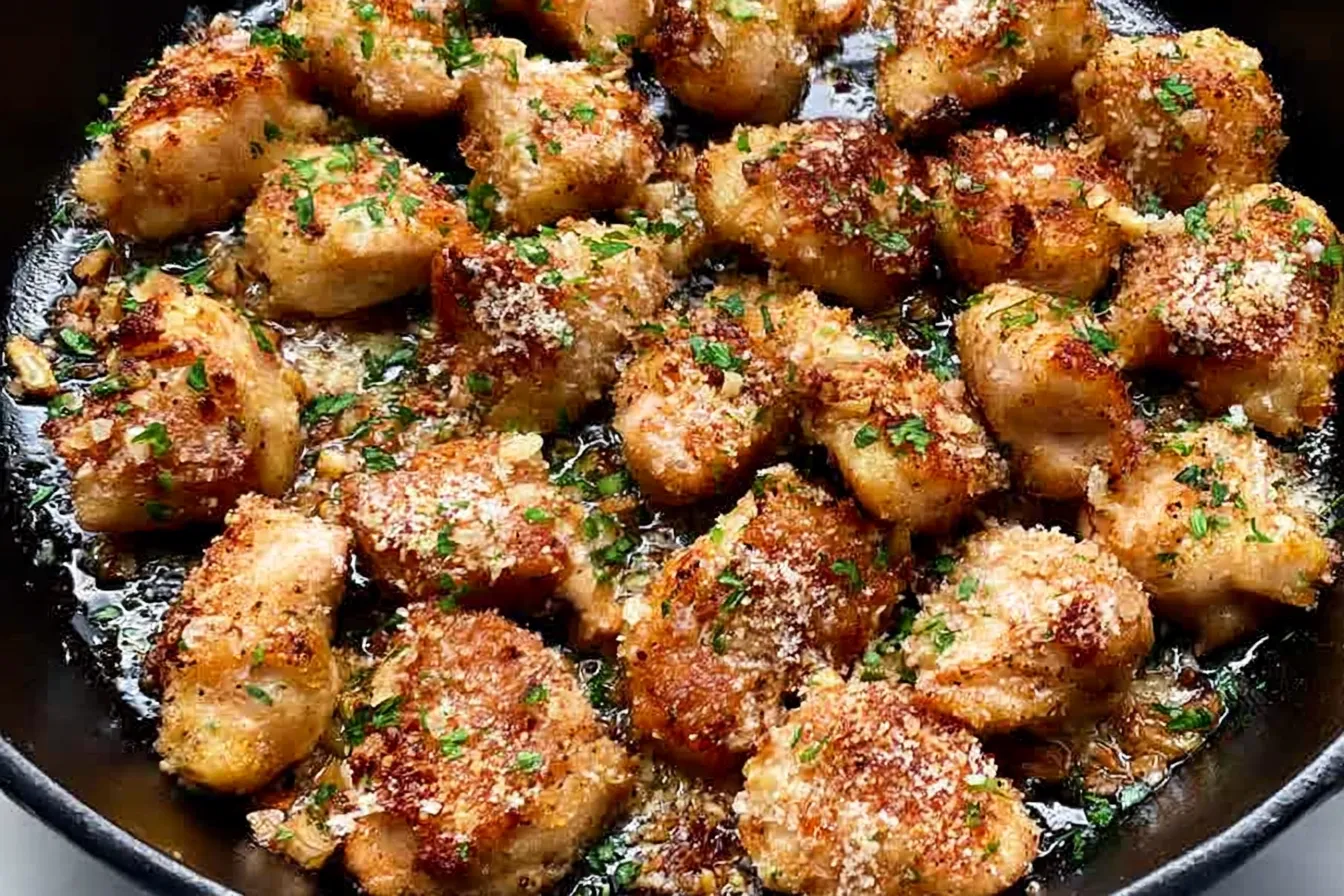 Garlic Parmesan Chicken Bites