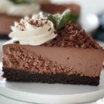 Delicious Gluten-Free Chocolate Mousse Cake Slice