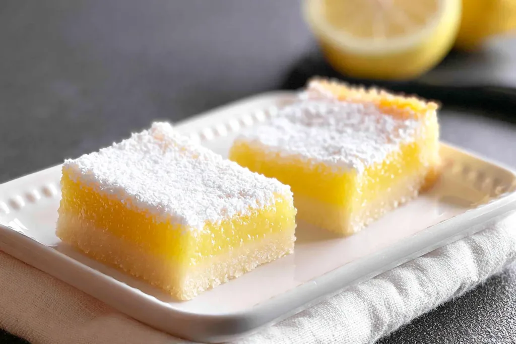 Gluten Free Lemon Bars Freshly Baked & Ready to Enjoy