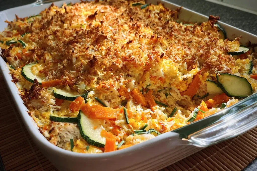Delicious Chicken Zucchini Casserole by Grandma Jo