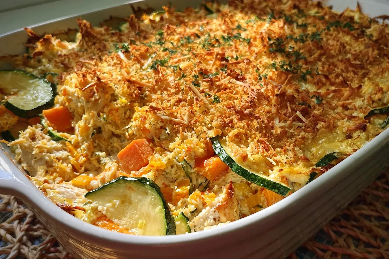 Grandma Jo’s Amazing Chicken Zucchini Casserole Recipe 