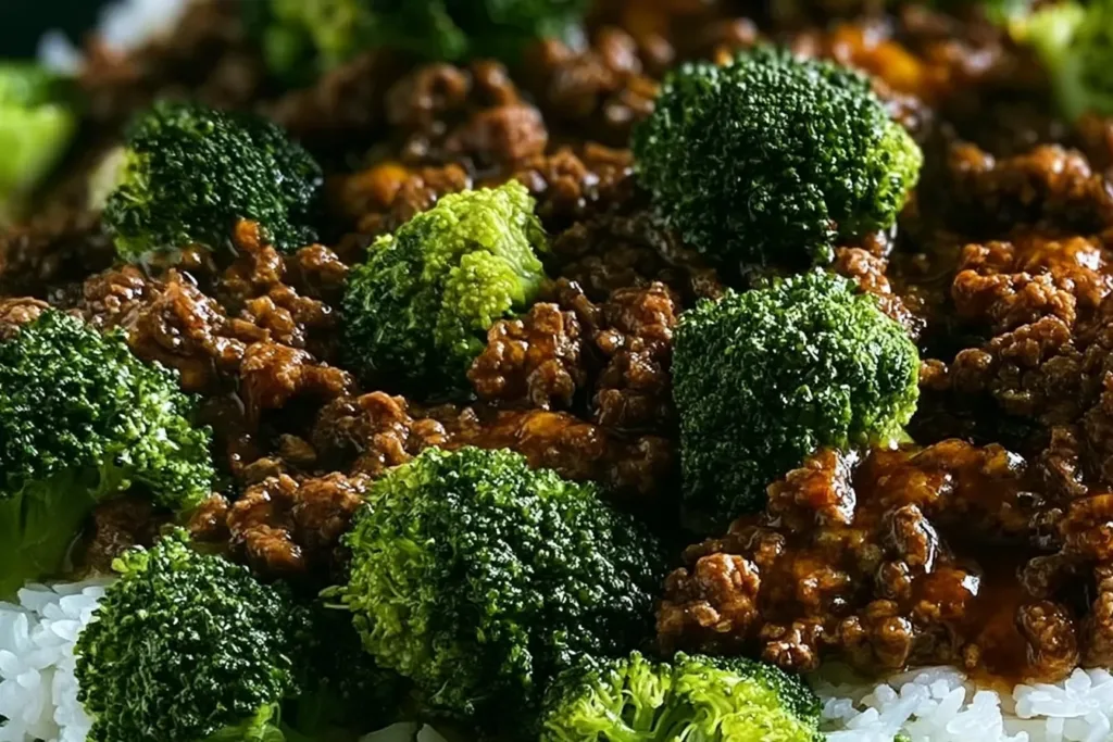 Ground Beef and Broccoli Stir-Fry