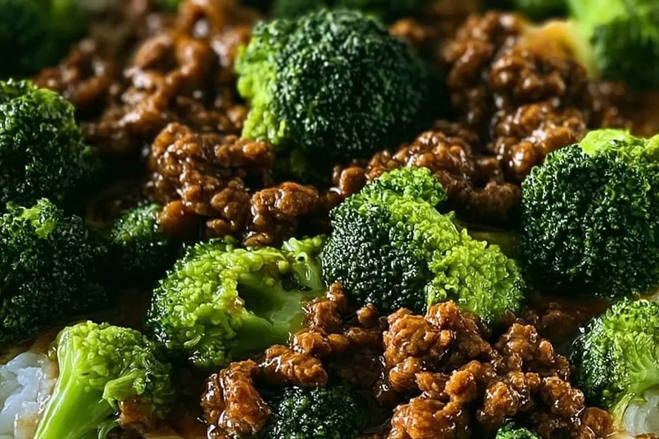 Ground Beef and Broccoli