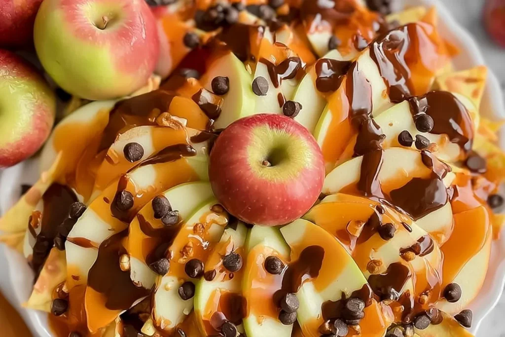 Healthy Apple Nachos - A Tasty, Guilt-Free Treat