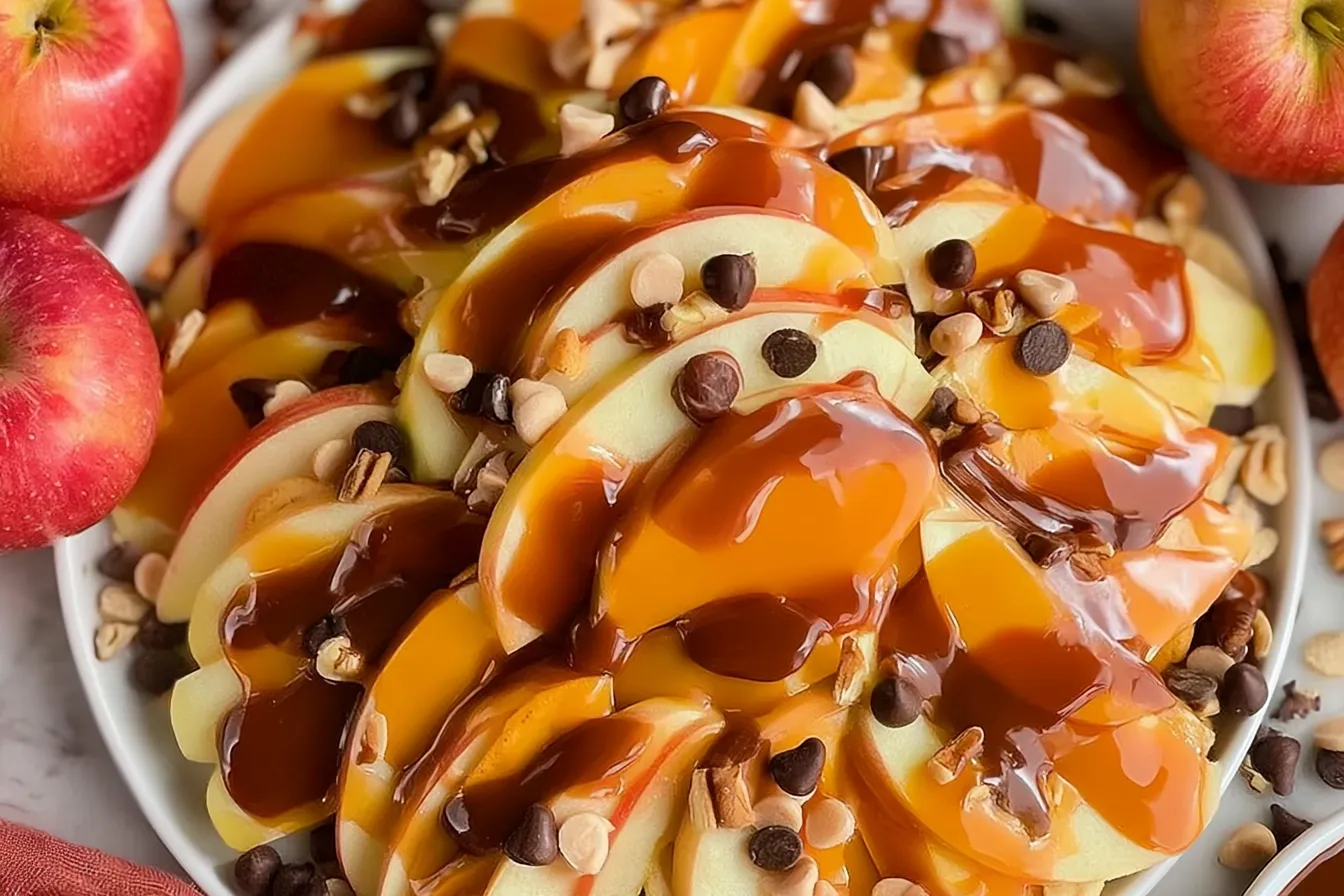 Healthy Apple Nachos 