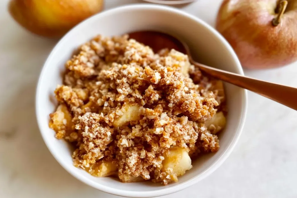 Healthy Breakfast Apple Crumble: Wholesome Comfort Food