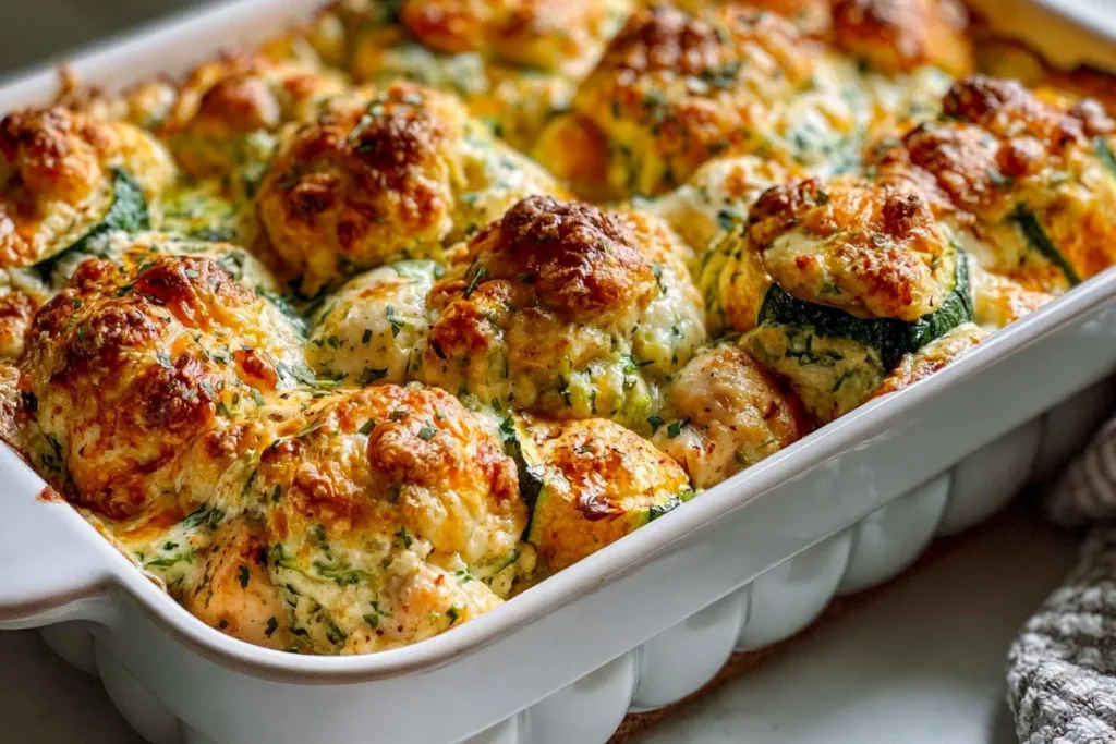 Healthy Chicken Zucchini Casserole Freshly Baked
