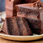 Mouthwatering Healthy Chocolate Cake Slice