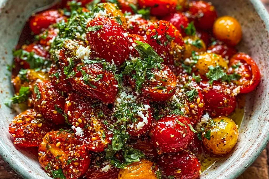 Herby Burst Cherry Tomato Salad: A Refreshing Summer Delight 3 Bright and Fresh Herby Burst Cherry Tomato Salad