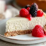 High Protein Cottage Cheese Cheesecake Slices Ready to Serve