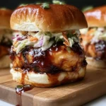 Honey Chipotle Chicken Sliders Plated for a Delightful Meal