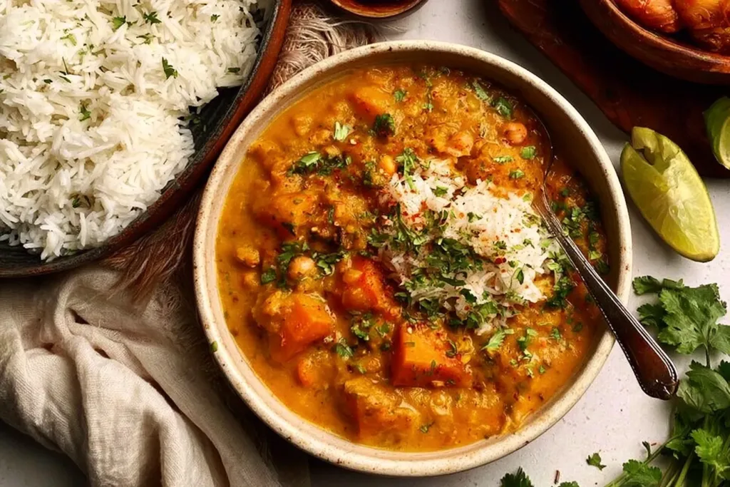 Vibrant Indian Pumpkin Curry - One Pot Dish