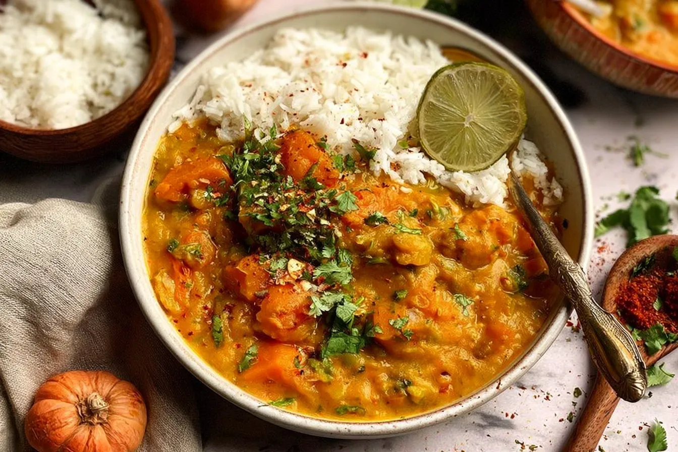 Indian Pumpkin Curry (One Pot Recipe) 