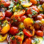Irresistible Balsamic Tomato Salad - Fresh Ingredients & Colorful Presentation