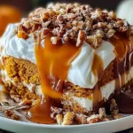 Irresistible Pumpkin Caramel Poke Cake for Fall