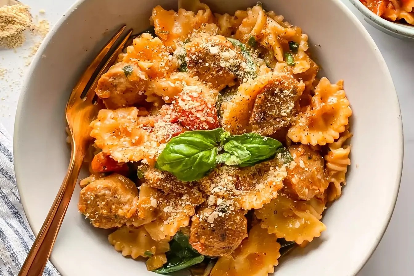Italian Chicken Sausage Pasta 