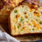 Jalapeno Cheddar Dutch Oven Bread Freshly Baked
