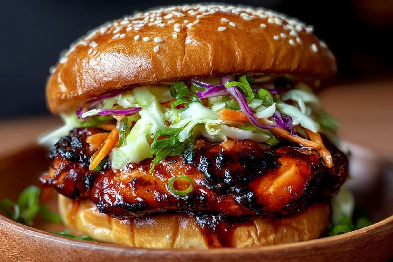 Korean BBQ Chicken Sandwich with Cabbage Slaw: A Flavorful Delight 4 Korean BBQ Chicken Sandwich with Cabbage Slaw: A Fiery Twist on Comfort Food