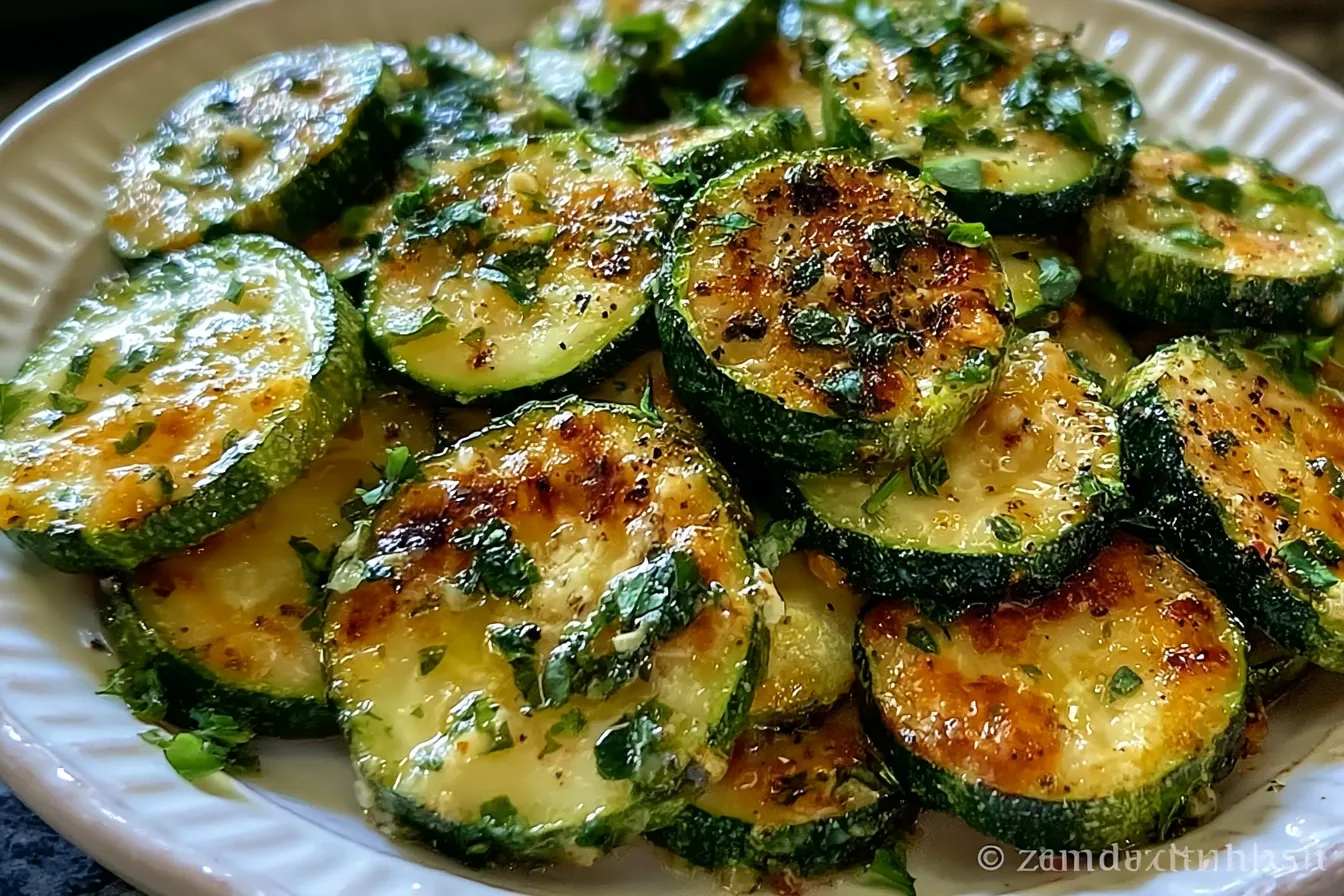 Low Carb Garlic Butter Zucchini in 20 Minutes 