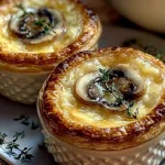 Mini Mushroom and Gruyère Pot Pies for a Cozy Night In