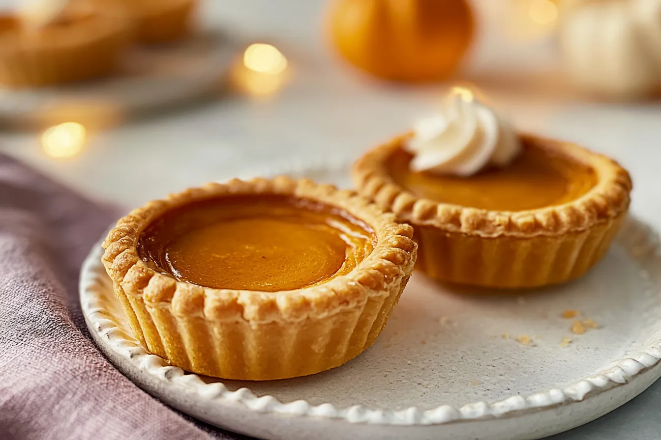 Mini Pumpkin Pies: The Perfect Fall Treat You're Missing! 4 Mini Pumpkin Pies