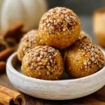 No-Bake Pumpkin Pie Energy Balls - Delicious and Healthy Snack