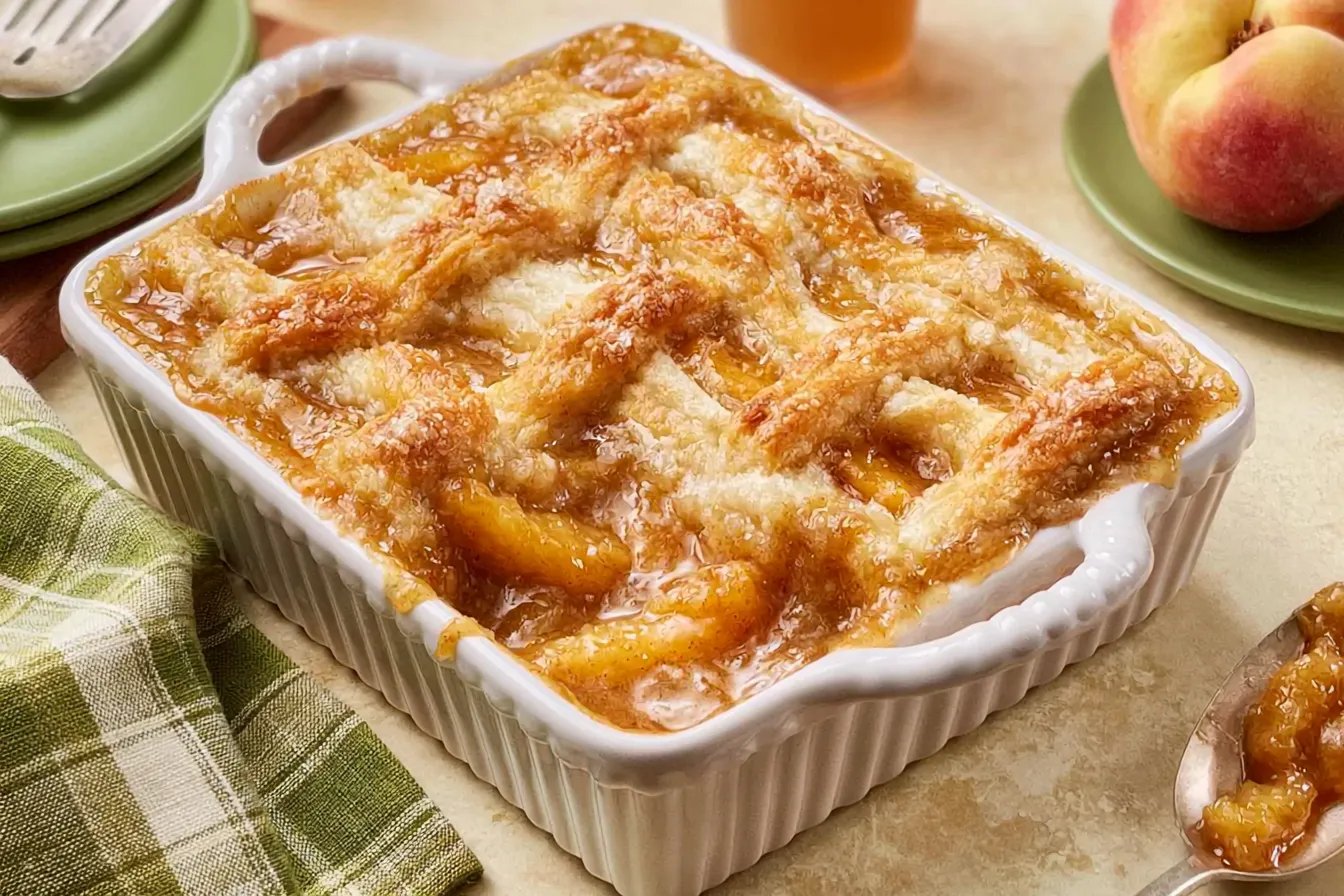 Old Fashioned Peach Cobbler: A Slice of Happiness 4 Old Fashioned Peach Cobbler