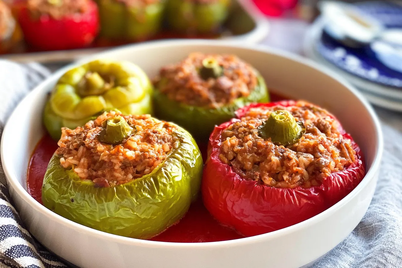 Old Fashioned Stuffed Bell Peppers Recipe: A Hearty Delight 4 Old Fashioned Stuffed Bell Peppers Recipe