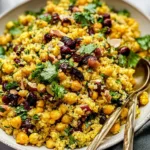 One Pot Moroccan-Inspired Chickpea Quinoa Salad Delight 5 One Pot Moroccan-Inspired Chickpea Quinoa Salad in Bowl